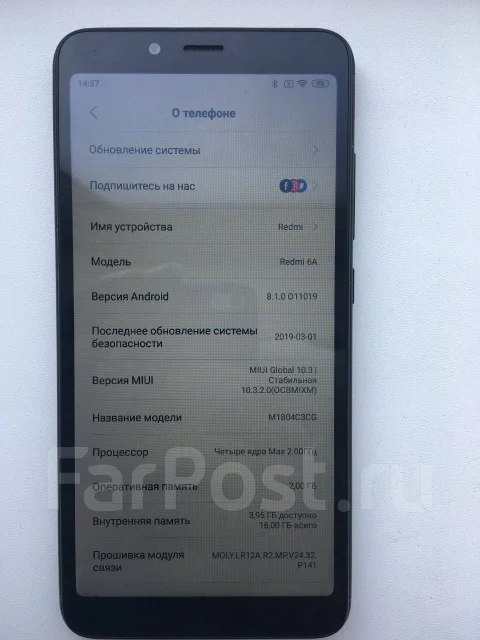 Xiaomi Redmi 6A. �/�, ������, 3G, 4G LTE, Dual-SIM ����