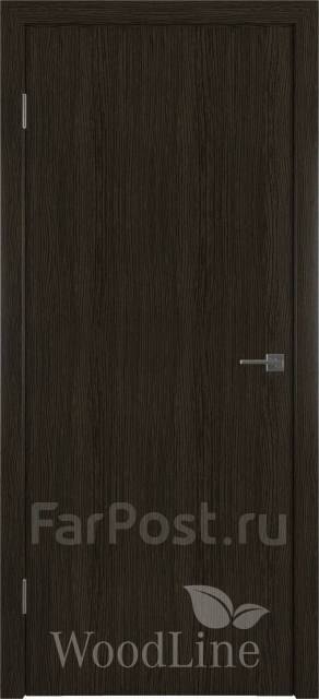 Межкомнатная дверь Щитовая гладкая (Венге, Ясень), новый, в наличии ...