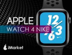 Часы Apple Watch Nike Series 4 44mm Черные. iMarket. Можно в кредит во Владивостоке Умные часы.