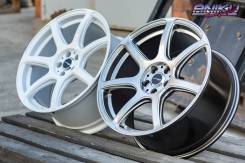 NEW! Style Work Emotion T7R R18 8.5J ET35 5*100 Hyper Black & White во Владивостоке Work Emotion T7R. 8.5x18", 5x100.00, ET35, ЦО 73,1 мм.