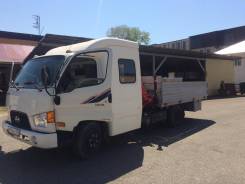 Hyundai HD78. Кран манипулятор «Чайка-сервис» Hyundai HD 78, 3 900 куб. см., 4x2