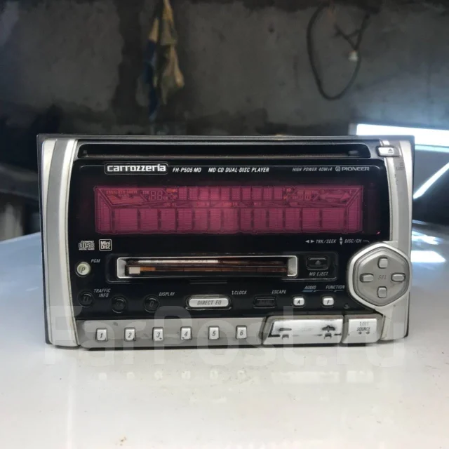 Магнитофон Carrozzeria Pioneer FH-P505MD, 2 DIN — 178x100 мм, б/у