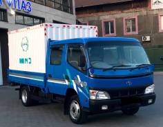 Hino Dutro. Продам HINO Dutro Широкобазый Длинный Двухкобинник, 4 600 куб. см., 3 500 кг., 4x2