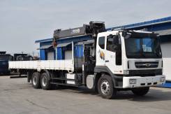 Daewoo Novus. Продам бортовой грузовик с краново-маниупляторной установкой Horyong, 10 964 куб. см., 15 500 кг., 6x4