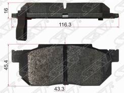 Колодки тормозные. Honda Fit Aria, GD6 Honda Fit, GD1, GE6 Двигатель L13A