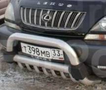 Кенгурятники. Toyota Harrier, ACU10W, ACU15W, MCU10W, MCU15W, SXU10W, SXU15W Двигатели: 1MZFE, 2AZFE, 5SFE