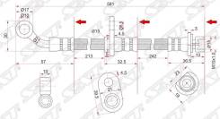 Шланг тормозной. Honda Civic, EP3, EU4, EU3, EU1, EU2 Honda Stream, RN2, RN1 Honda Civic Ferio, ES2, ET2, ES3 Suzuki Escudo, TA01R, TA01W, TD01W Suzuk...