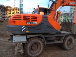 Эксмаш E200W. Пневмоколесный экскаватор E200W