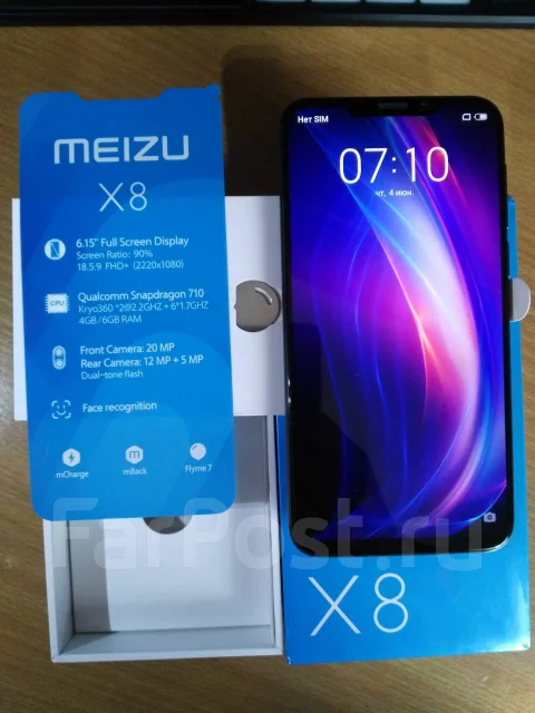Meizu X8. �����, ������, 3G, 4G LTE, Dual-SIM ����