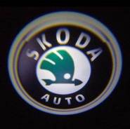 Накладная LED подсветка(2) в дверь Skoda SPD-CSH35 во Владивостоке Стоп-сигнал. Skoda