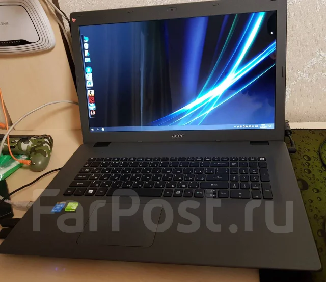 Acer Aspire E5-771G. 17.3", 2,1����, ��� 8 ��, ���� 450���, WiFi: 1, Bluetooth: 1, ����������� �� 3��. ����