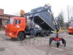 Майкопский машиностроительный завод Майман-110S. КМУ Ломовоз КамАЗ-65115-3094-50 (Евро-5), кузов 30 куб., Майман-110S, за, 12 000 куб. см., 6x4