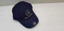 Кепка бейсболка с логотипом Mercedes тёмно синяя во Владивостоке Бейсболки.