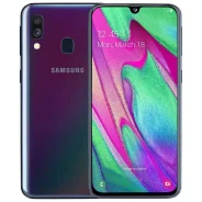 Samsung Galaxy A40. �����, 64 ��, ������, 3G, 4G LTE, Dual-SIM, NFC