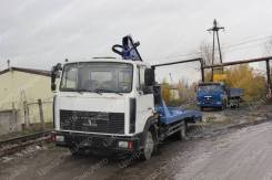 МАЗ 4370. Эвакуатор с КМУ PM 12012 ломаная платформа, 3 800 кг., 4x2