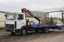 МАЗ 4370. с КМУ Fassi 100 ломанная платформа, 4 310 кг., 4x2