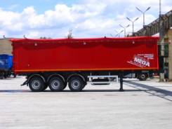 MEGA. Полуприцеп самосвальный алюминиевый с клапан воротами 60 куб. м, 32 000 кг. Под заказ
