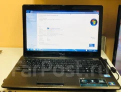 Asus K55A. 15.4", 2,3����, ��� 2048 ��, ���� 1 000���, WiFi: 1, Bluetooth: 1, ����������� �� 1��. ����