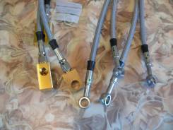Шланг тормозной. Nissan Patrol, Y61 Nissan Safari, WTY61, WYY61, Y61, TY61, VRGY61, WFGY61, WGY61, WRGY61 Двигатели: RD28TI, TB48DE, ZD30, ZD30DDTI, Z...