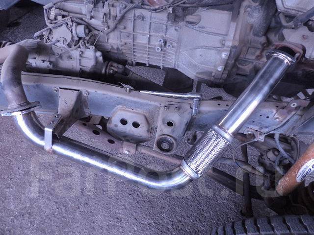 Глушитель передняя часть Toyota Land Cruiser 80 1HD Нержавейка D76mm ...