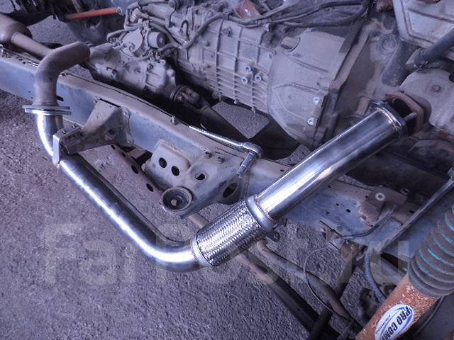 Глушитель передняя часть Toyota Land Cruiser 80 1HD Нержавейка D76mm ...