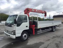 Forward. Isuzu Nqr, борт 5 тонн, кран 3 т, 5 200 куб. см., 5 000 кг., 4x2