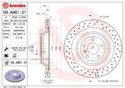Диск тормозной. Mercedes-Benz GLE, X166 Mercedes-Benz GL-Class, W166, X166, X166.824, X166.872, X166.873, X166.874 Mercedes-Benz M-Class, W166, X166 M...