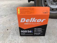 Аккумулятор Delkor 80 а/ч, 680A (90D26L) японские, толстые клеммы во Владивостоке Delkor. 80 А.ч., Обратная (левое), производство Корея