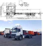 Mercedes-Benz Actros. 3346 с с лесовозной надстройкой и Гидроманипулято, 6x4