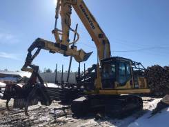 Komatsu PC200. + Komatsu S132 отличный экскаватор-харвестер, 6 690 куб. см., 24 000 кг.
