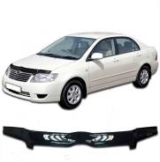 Дефлектор капота. Toyota Corolla, CDE120, CE120, NDE120, NZE120, NZE121, NZE124, ZRE120, ZZE120, ZZE120L, ZZE122, ZZE124 Двигатели: 1NZFE, 1ZZFE, 2NZF...