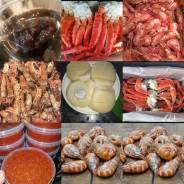 Краб Камчатский, Краб Стригун, Креветка, Гребешок, морепродукты парные! в Уссурийске Краб.