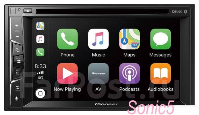 Pioneer AVH-Z2200BT/DVD/USB/MP3/CD/iPod/Блютуз NEW, 2 DIN — 178x100 мм ...