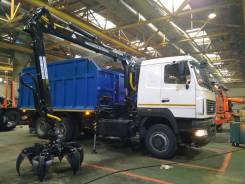 МАЗ 6312. КМУ Ломовоз МАЗ-6312С5-8429-012, Евро-5, кузов 30 куб., Майман-110S, 10 000 кг., 6x4