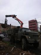 ЗИЛ 131. Зил 131 самосвал с крановой установкой, 7 000 куб. см., 8 000 кг., 6x6