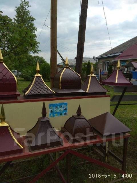 Изготовление колпаков на забор - Устройство заборов, ограждений ...