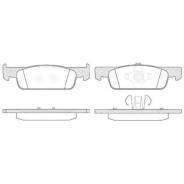 Колодки тормозные. Renault Sandero Stepway, 5S Renault Logan, L8 Renault Sandero, 5S Renault Clio, CH Двигатели: H4M, K4M, K7M, M5M, K4M690, K7M710, K...