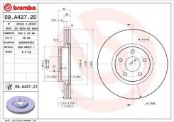 Диск тормозной. Toyota: Mirai, Mark X Zio, Aurion, Prius a, Mark X, RAV4, Camry, Corolla, Avalon, Vanguard, Auris, Harrier, Blade, Prius v, Matrix, Pr...