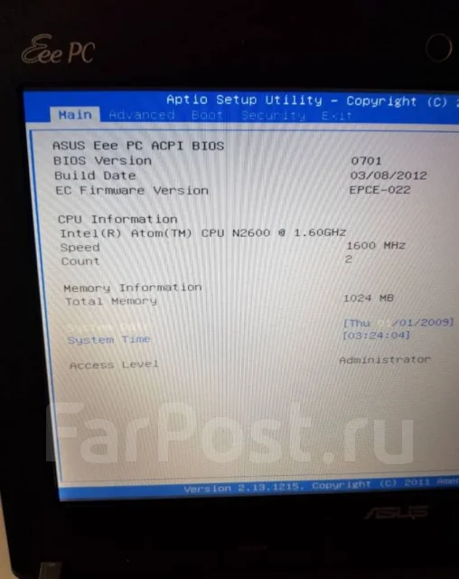 Asus Eee PC X101CH. WiFi: 1, Bluetooth: 1 ����