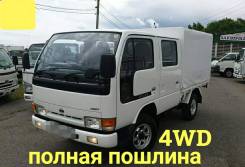 Nissan Atlas. 4WD, двухкабинник + борт 1,5 тонны, 2 700 куб. см., 1 500 кг., 4x4