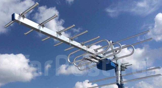 Установка антенн 20 бесплатных цифровых ТВ каналов во Владивостоке