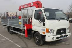 Hyundai HD78. Бортовая платформа с КМУ на базе ., 3 933 куб. см., 4x2