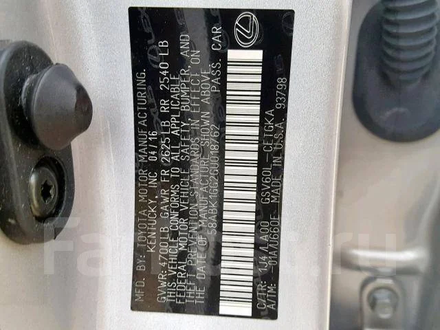Lexus ES350. �������, ��������, 3.5 (268��.�.), ������, 18����. ��. ��� ����� �� ������������ ����