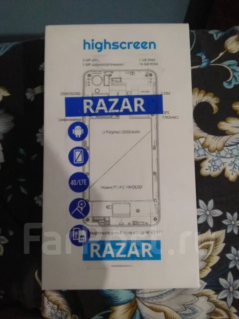 Highscreen Razar Pro. �����, ������, 4G LTE ����