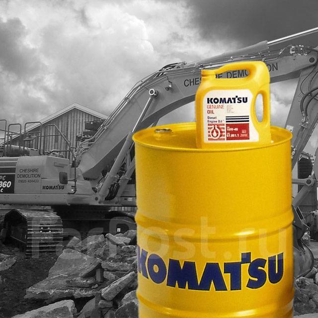 KOMATSU DIESEL ENGINE OIL EO 15W DH - ХИТ ПРОДАЖ !!!