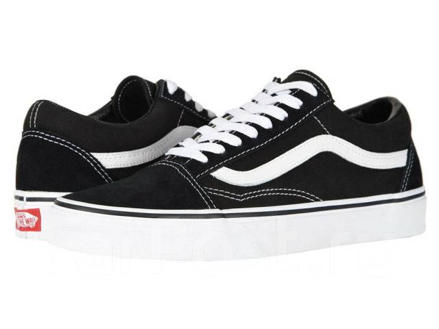 Vans old skool clearance black white