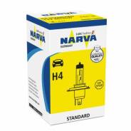Лампа Narva H4 60/55W 12V во Владивостоке Лампа. Chevrolet: Lacetti, Cruze, Rezzo, Nubira, Aveo, Lanos, Spark, Orlando Mitsubishi: Eclipse, L300, Libero, eK Space, Galant, L200, Lancer Cedia...