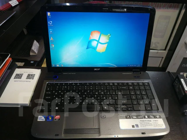 Acer Aspire 5738ZG. 15.6", 2,2����, ��� 4 ��, ���� 320���, WiFi: 1, Bluetooth: 1, ����������� �� 1��. ����
