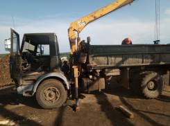 МАЗ 5337. Маз. Самосвал манипулятор тодано 3тон. Имееца. люлька, 10 000 кг., 4x2