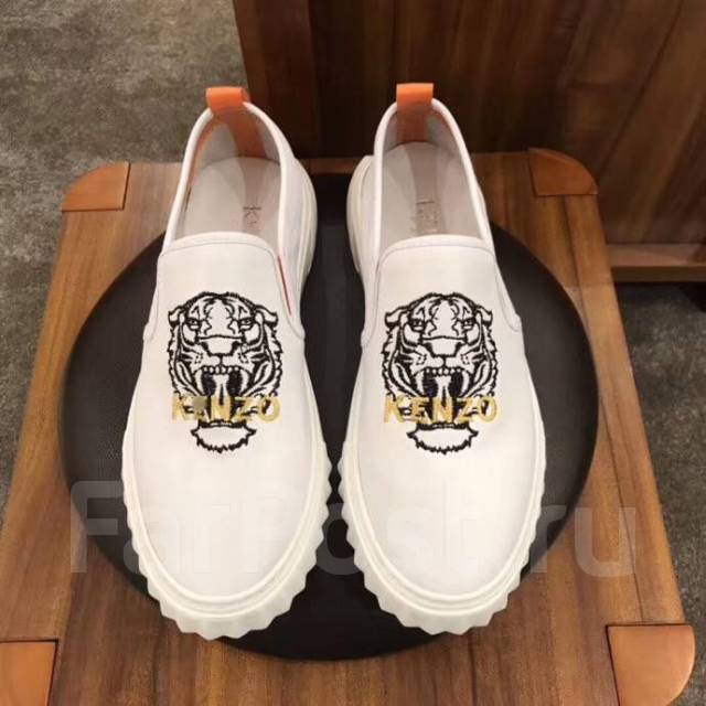Мужские слипоны Kenzo, 38, 39, 40, 41, 42, 43, 44, лето, новый, под ...